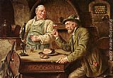 Famous Wine Paintings - In The Wine Cellar